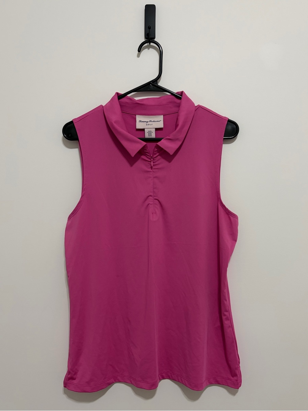 Tommy Bahama Sleeveless Golf Polo Tank - Fuchsia